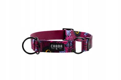 Mocna Obroża Półzaciskowa dla Średniego Psa Regulowana Wzór r.M 26-50CM/2,5