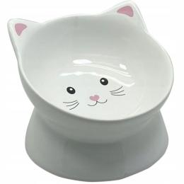 Yarro Miska ceramiczna podwyższona wysoka na karmę wodę dla kota 150ml
