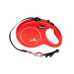 Flexi New Classic Maxi L taśma 8m Czerwona 50kg