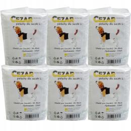 Cezar Pampersy pieluchy dla suczki L 72 szt. obwód suczki 34-46 cm