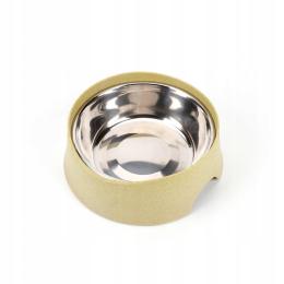 Miska dla psa z wkładem ze stali nierdzewnej 400ml