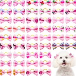 Spinka gumka kokardka dla psa yorka shih tzu maltańczyk szpic różowe 20 x