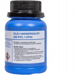 Klej Uniwersalny Spoiwo Do Rur Pvc Plastikowych 120ML Z Pędzelkiem Ust-m