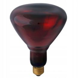 Promiennik żarówka lampa podczerwieni rubinowa IR-1 E27 125W kwoka