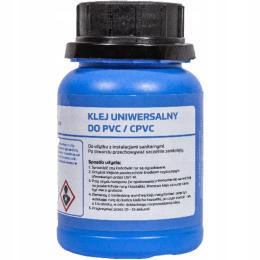 Klej Uniwersalny Spoiwo Do Rur Pvc Plastikowych 120ML Z Pędzelkiem Ust-m