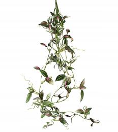 Sztuczna roślina Trzykrotka zwis 105 cm wystrój terrarium