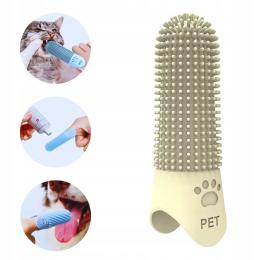 Wysokiej Jakości Silikonowa Szczoteczka Do Zębów Dla Psa Kota Zwierząt Safe