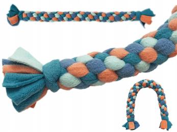 Szarpak polarowy dla psa, gruby, elastyczny, wytrzymały ok. 60 cm