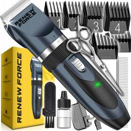 Cicha Maszynka do Strzyżenia Psów Psa Kota Zwierząt Zestaw Profesjonalna
