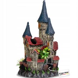 Dekoracja Do Akwarium Zamek Do Akwarium 11X10X20 CM Duża Dekoracja Wodna