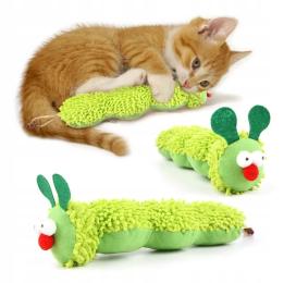 Zabawka Dla Kota Duża Interaktywna Szalona Gąsienica Z Kocimiętką W Środku