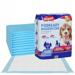 Alpet Podkłady higieniczne dla zwierząt trening czystości 60x45 cm 10szt.