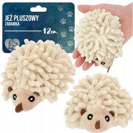 Zabawka Psa 12 cm Maskotka Szarpak Gryzak Pluszowa Piszczałka Szczeniąt Jeż