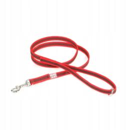 Smycz przepinana Julius K9 Supergrip Leash 2x220cm Red-Grey