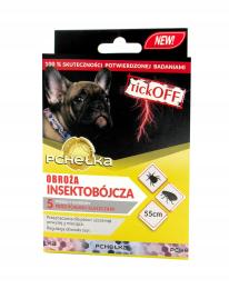 Pchełka TickOFF Obroża Insektobójcza dla psa 55 cm