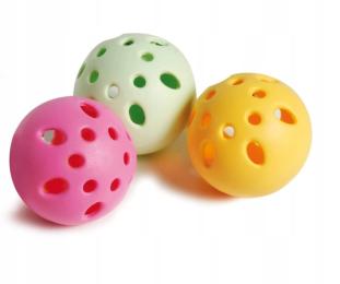 Plastikowa kulka Ø 3,5 cm zabawka dla kota