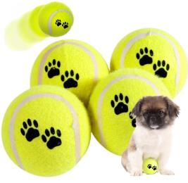 Piłka Tenisowa zabawka twarda dla psa Aport 6 cm
