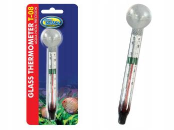 Termometr szklany do akwarium, terrarium Aqua Nova