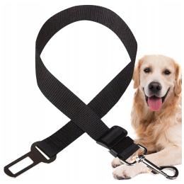Smycz samochodowa regulowana pas bezpieczeństwa dla psa kota do samochodu
