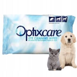 Optixcare Eye Cleaning Wipes – Chustki do higieny okolic oczu u zwierząt