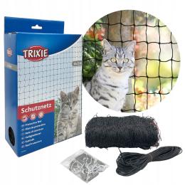 Siatka Ochronna Na Balkon Okna Dla Kota Przed Gołębiami Ptakami Trixie 4x3m
