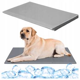 Mata Chłodząca Żelowa Składana dla Psa Kota Podkład Legowisko 50x90 cm