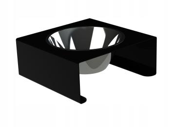 Poidło dla psa z miską pojedyncze stal