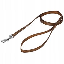 Smycz dla małego psa Odblaskowa Tradycyjna taśma 1,0cm x 120cm