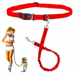 Pas Biodrowy Regulowany Smycz Z Amortyzatorem 180 cm Bardzo Mocny 25 mm