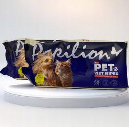 Papilion Chusteczki nawilżane dla zwierząt domowych XXL 50 szt .