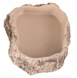 Mała Miska Na Pokarm Dla Gada Płaza Do Terrarium Płaska S 11x9x3 cm