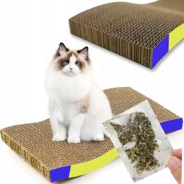 Drapak dla Kota Tekturowy Kartonowy Kocimiętka 42 CM Fala kociąt