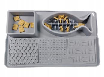 Mata Do Lizania Dla Psa Miska Spowalniająca Jedzenie Tacka Silikonowa