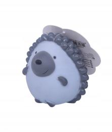 Winylowa zabawka jeżyk piszcząca dla psa gryzak z kolcami