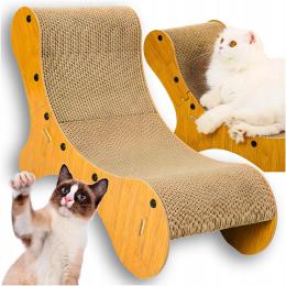 Drapak Dla Kota Leżak Legowisko Tekturowy Kartonowy Duży Nowoczesny Zabawka