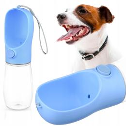 Butelka Turystyczna Dla Psa Przenośna Miska Bidon Na Wodę Poidło Na Spacer