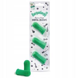 Bugalugs silikonowa szczoteczka do zębów dla psa i kota, 3szt.