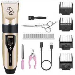 Maszynka Do Strzyżenia Psów Psa Kota Zwierząt Zestaw Cicha Bezprzewodowa