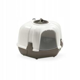 Kuweta Zamykana Narożna Roomy Brąz/beż 54x38,5x38 cm