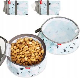 Przenośne Poidło Na Spacer Dla Psazestaw 2 Sztuk Na Wodę I Karmę