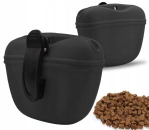 Silikonowa Saszetka na Smaczki z Magnesem Trening Torebka Przysmaki dla Psa