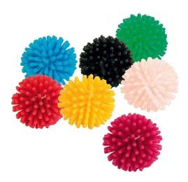 Trixie Piłka jeżowa z wypustkami jeżyk zabawka kota psa czyści zęby 1 szt.