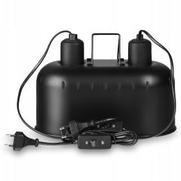 Lampa Do Terrarium Podwójna Na Żarówki Do 2X100W Czarna Resun E27