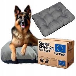 Legowisko dla Dużego psa poducha leżanka mata kojec łóżko 120x80 szare