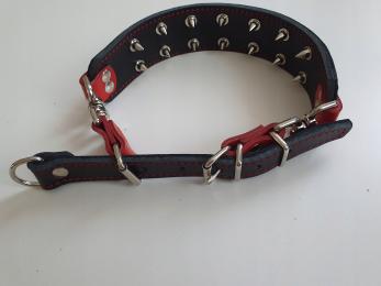 Obroża Kolczatka Obrotowa Skórzana 5CM 100% Skóra