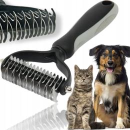 Zgrzebło Szczotka Trymer Do Sierści Krótkiej Długiej Dla Psa Kota Grzebień