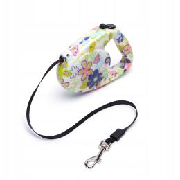 Smycz Automatyczna dla Psa taśma Blokadą 2-30kg 5M