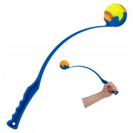 Zabawka zestaw Wyrzutnia Piłek Dla Psa Piłka dużo zabawy, niebieski