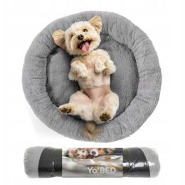 Legowisko dla Psa Kota Pluszowe Miękkie Posłanie Puszyste Kojec Okrągłe