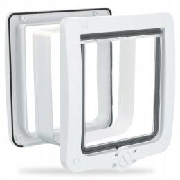 Drzwiczki Drzwi Dla Kota Psa Wahadłowe Z Tunelem Trixie 4-Way 24x28cm